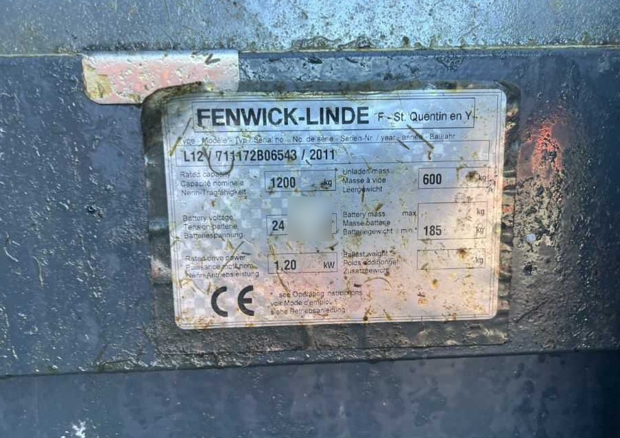 Linde L12 - Штабелер: фото 4 Linde L12 - Штабелер: фото 4