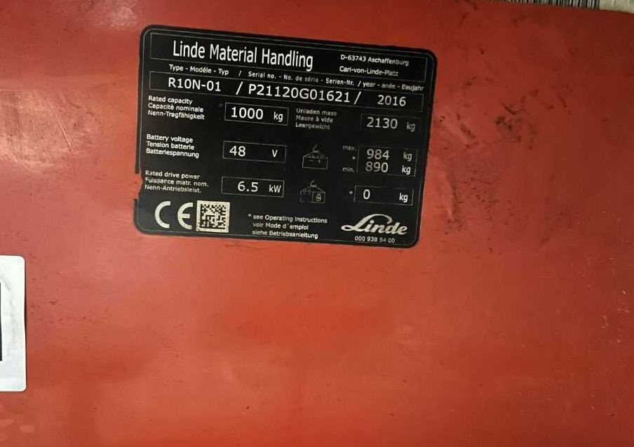 Linde R10N - Ричтрак: фото 4 Linde R10N - Ричтрак: фото 4