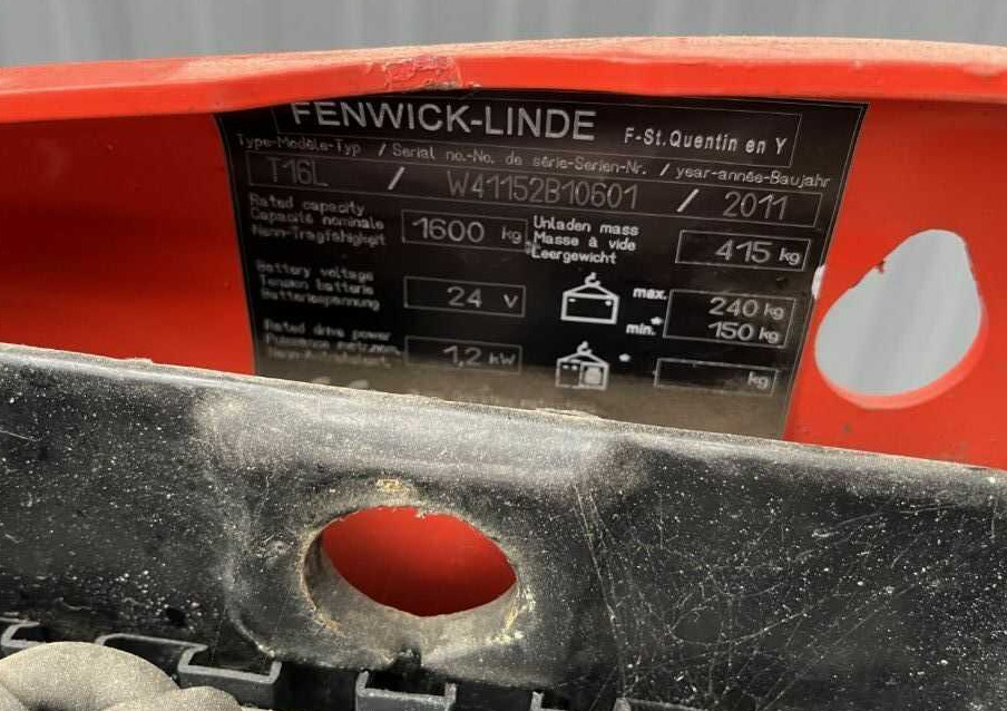 Linde T16L - Тележка: фото 4 Linde T16L - Тележка: фото 4