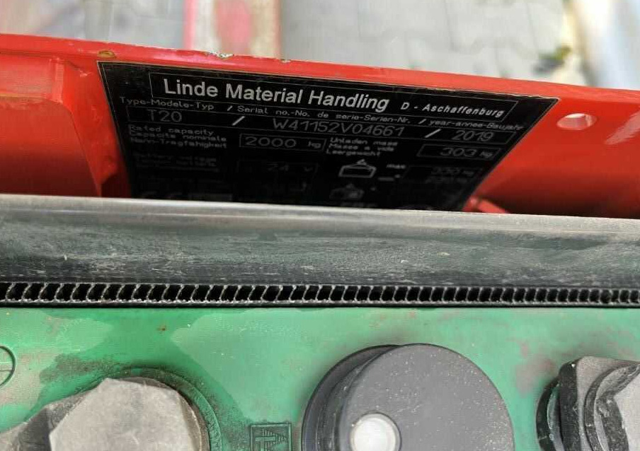 Linde T20 - Тележка: фото 4 Linde T20 - Тележка: фото 4