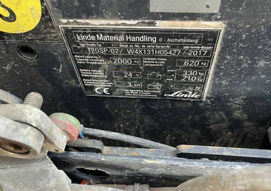 Linde T20SP-02 - Тележка: фото 4 Linde T20SP-02 - Тележка: фото 4
