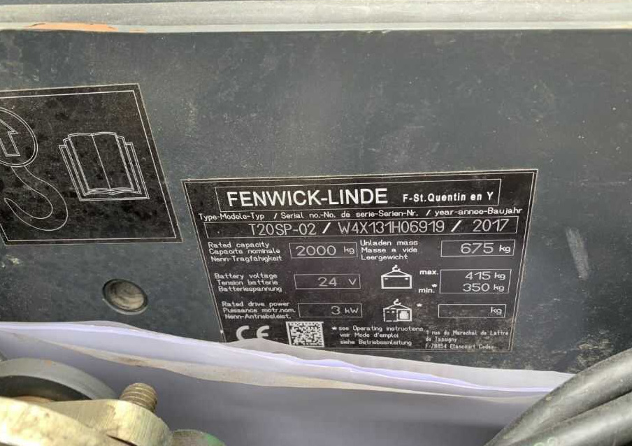 Linde T20SP - Тележка: фото 4 Linde T20SP - Тележка: фото 4