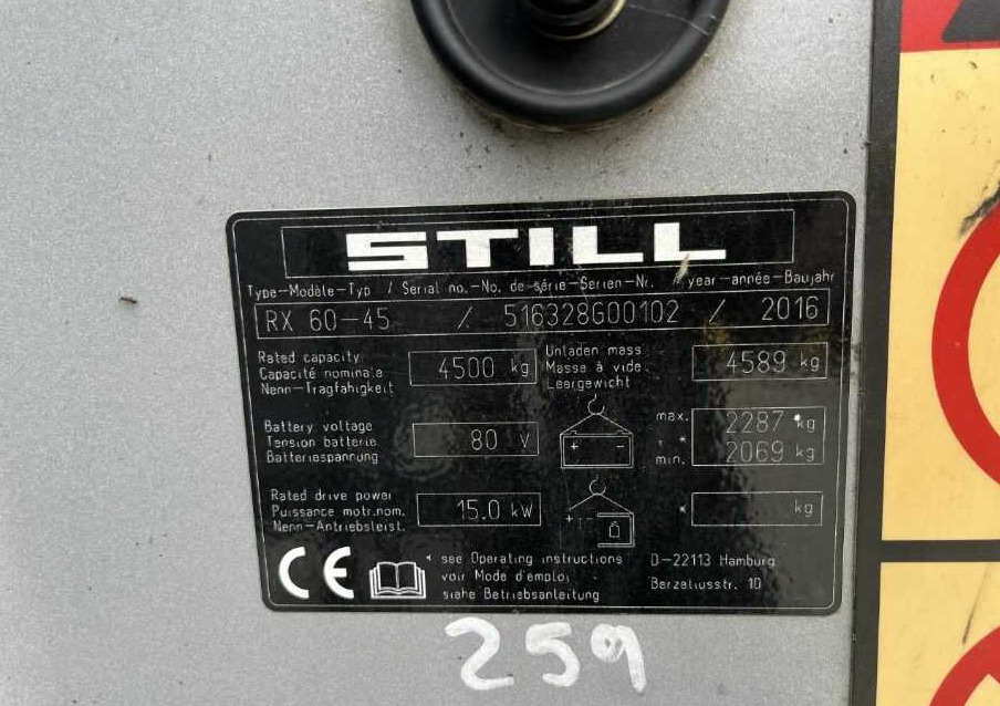 Электропогрузчик Still RX60-45: фото 7