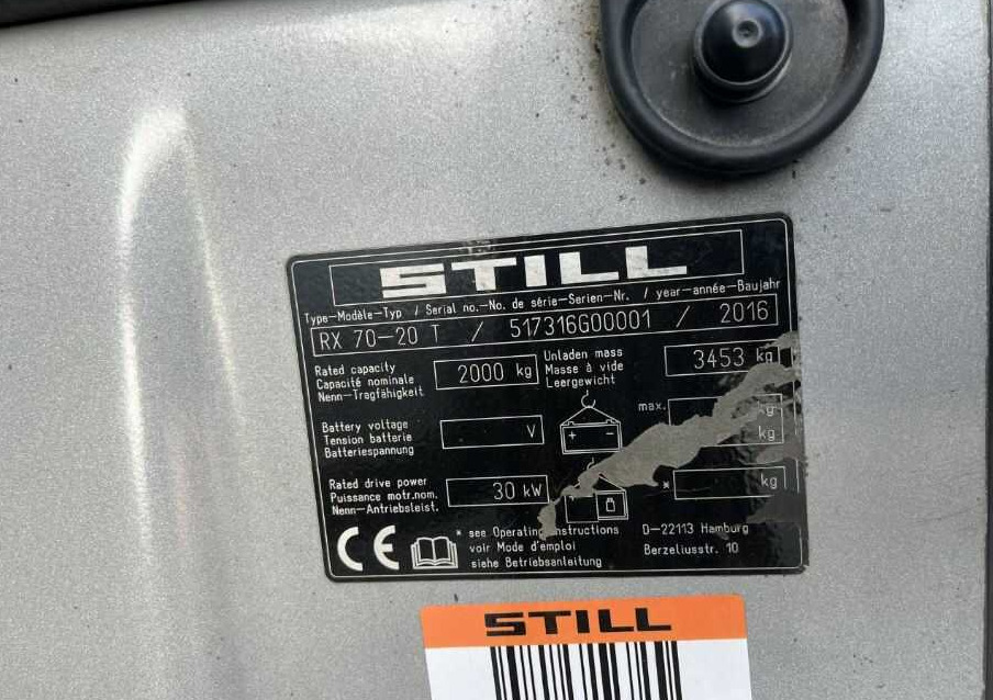 Still RX70-20T - Газовый погрузчик: фото 4 Still RX70-20T - Газовый погрузчик: фото 4