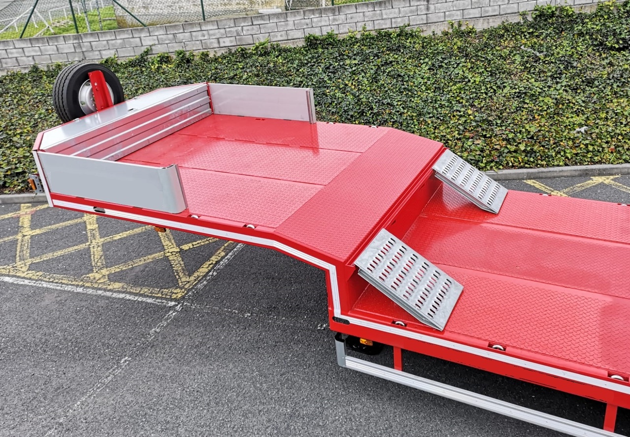 Низкорамный полуприцеп для транспортировки тяжёлой техники 2 Axle Lowloader: фото 10