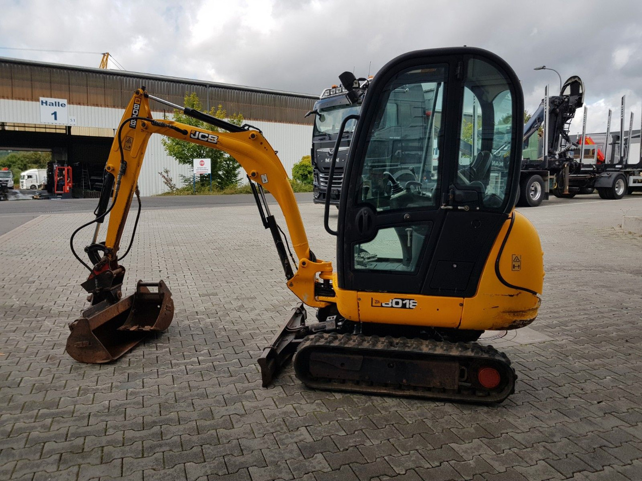 Мини-экскаватор JCB 8018 / 3.420h / hydrl. Grabenräumer / Tieflöffel: фото 6