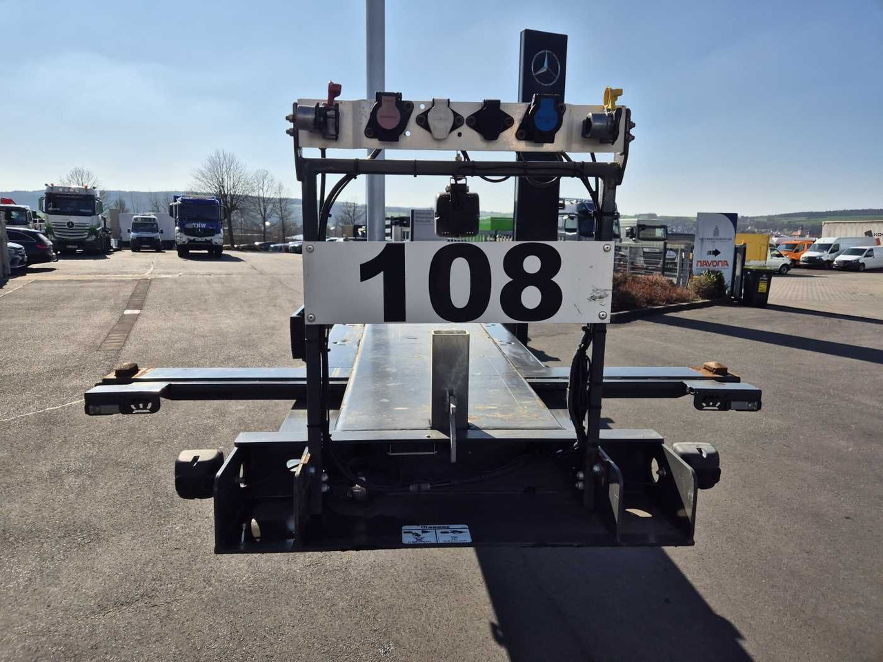 Полуприцеп-контейнеровоз/ Сменный кузов Krone SD BDF BPW-Achsen Liftachse mitte Container: фото 8