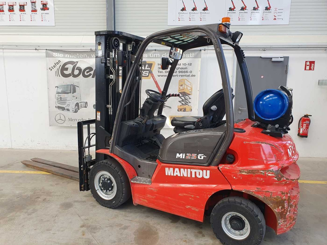 Manitou MI 25 G / Triplex: 4.70m / nur 1.976h! / SS - Вилочный погрузчик: фото 5 Manitou MI 25 G / Triplex: 4.70m / nur 1.976h! / SS - Вилочный погрузчик: фото 5
