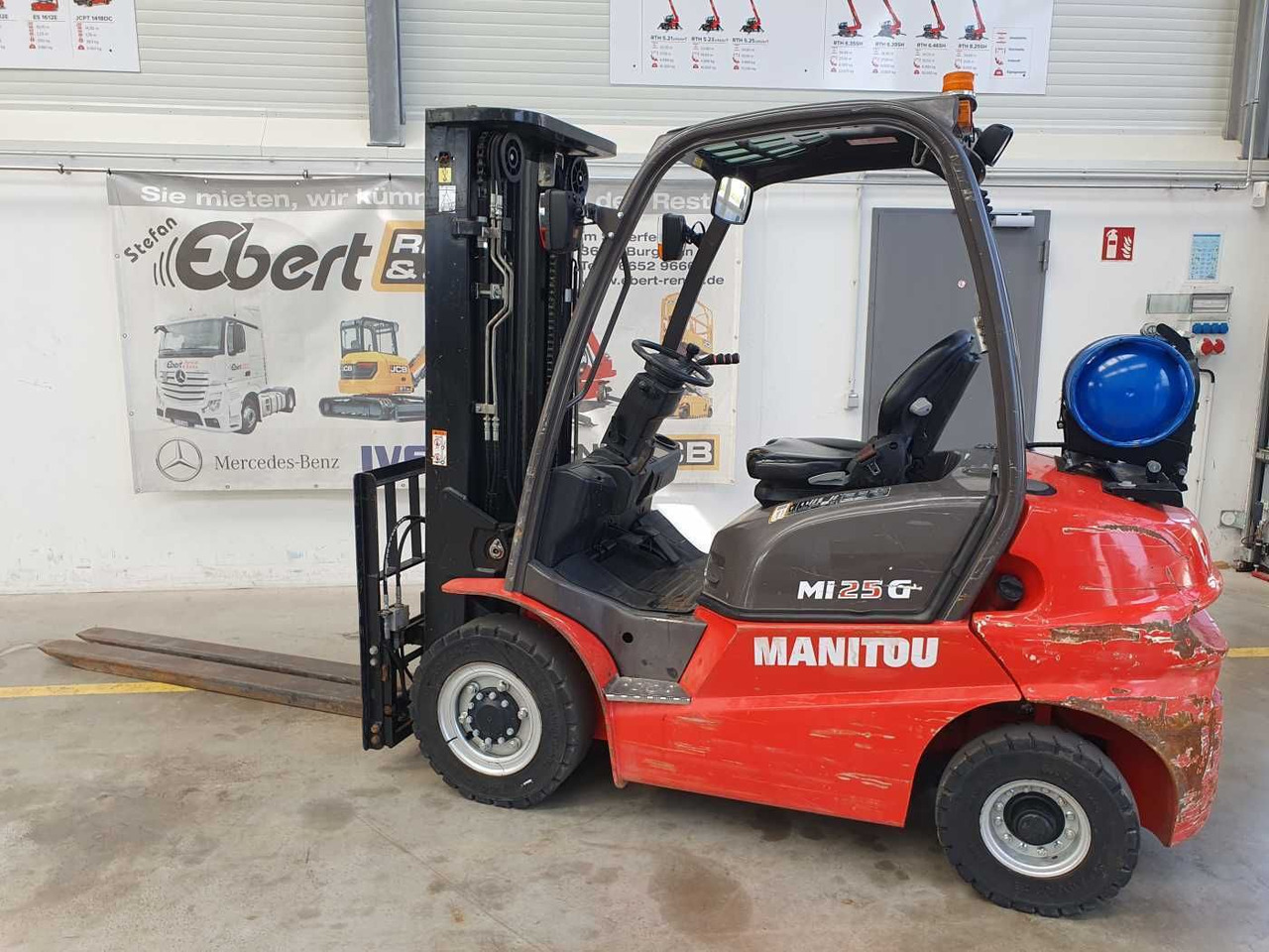 Manitou MI 25 G / Triplex: 4.70m / nur 1.976h! / SS - Вилочный погрузчик: фото 2 Manitou MI 25 G / Triplex: 4.70m / nur 1.976h! / SS - Вилочный погрузчик: фото 2