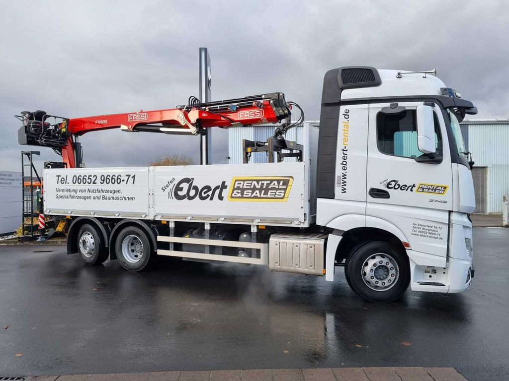 Mercedes-Benz Actros 2745 L 6x2 Baustoffpritsche+Kran Retarder - Автоманипулятор, Грузовик бортовой/ Платформа: фото 5 Mercedes-Benz Actros 2745 L 6x2 Baustoffpritsche+Kran Retarder - Автоманипулятор, Грузовик бортовой/ Платформа: фото 5
