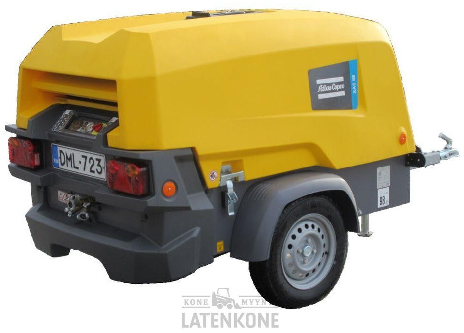 Atlas Copco XAS 88-7 StV Vaunukompressori UUSI - Воздушный компрессор: фото 4 Atlas Copco XAS 88-7 StV Vaunukompressori UUSI - Воздушный компрессор: фото 4