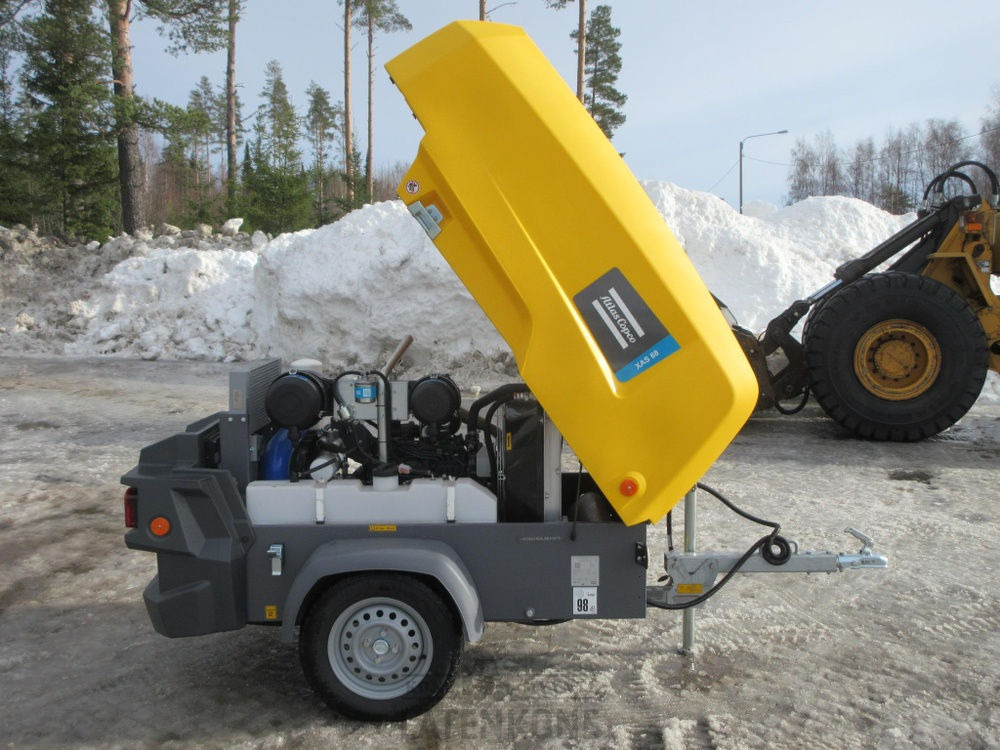 Воздушный компрессор Atlas Copco XAS 88-7 StV Vaunukompressori UUSI: фото 11