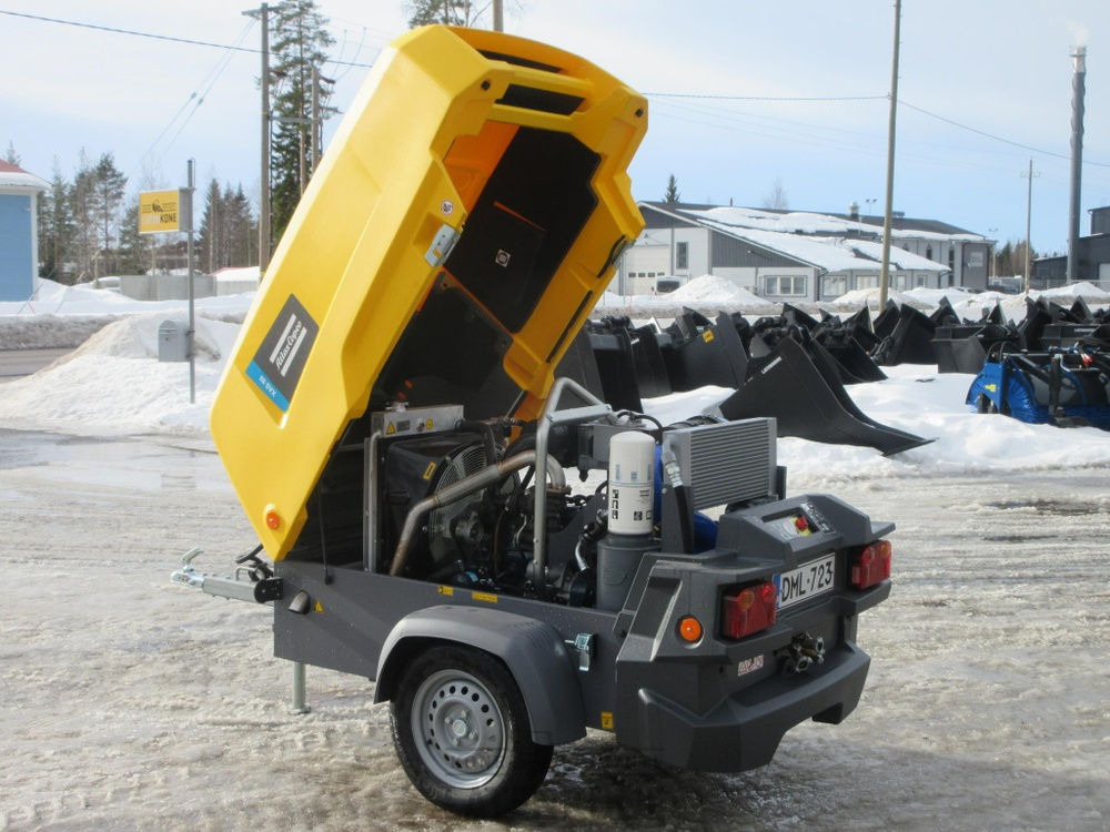 Воздушный компрессор Atlas Copco XAS 88-7 StV Vaunukompressori UUSI: фото 9