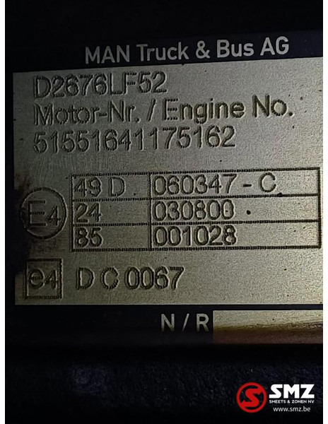 MAN Occ motor D2676LF52 MAN - Двигатель для Грузовиков: фото 5 MAN Occ motor D2676LF52 MAN - Двигатель для Грузовиков: фото 5