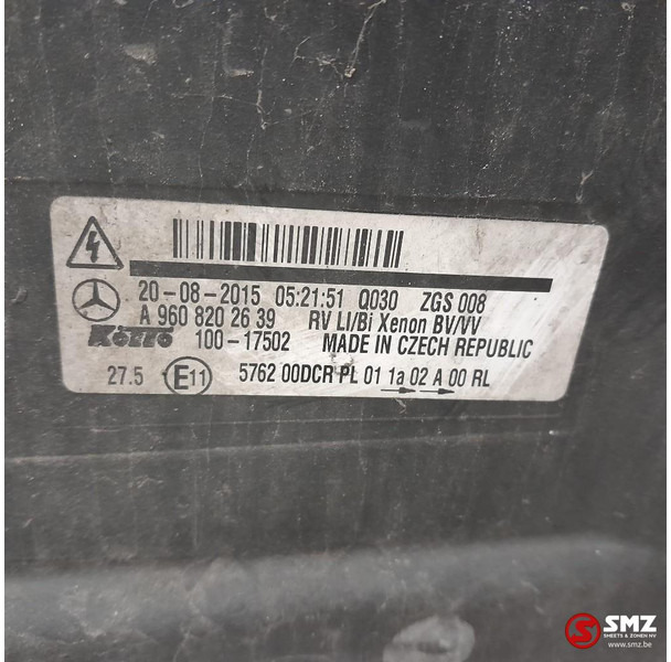 Mercedes-Benz Occ koplamp links Mercedes - Передняя фара для Грузовиков: фото 3 Mercedes-Benz Occ koplamp links Mercedes - Передняя фара для Грузовиков: фото 3