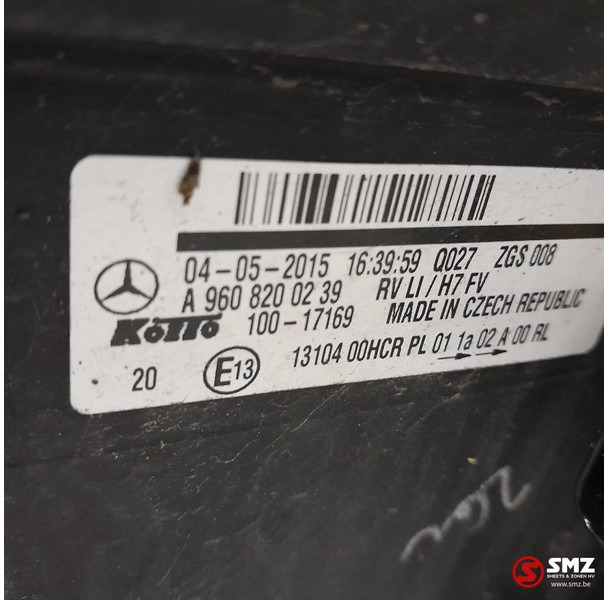 Mercedes-Benz Occ koplamp links Mercedes - Передняя фара для Грузовиков: фото 3 Mercedes-Benz Occ koplamp links Mercedes - Передняя фара для Грузовиков: фото 3