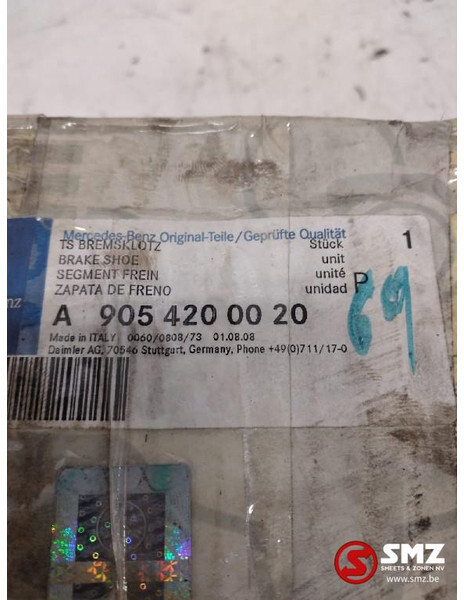 Mercedes-Benz Set voorste remblokken mercedes a9054200020 - Тормозные колодки для Грузовиков: фото 2 Mercedes-Benz Set voorste remblokken mercedes a9054200020 - Тормозные колодки для Грузовиков: фото 2