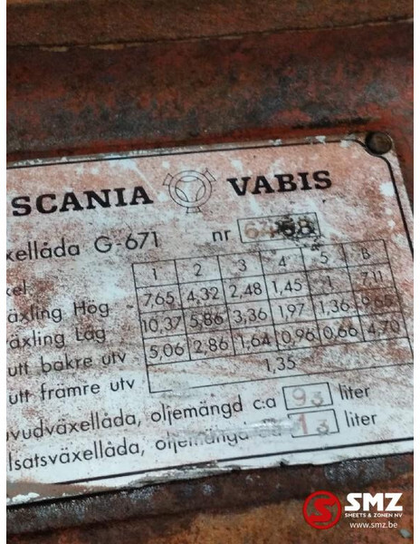 Двигатель для Грузовиков Scania Occ motor + versnellingsbak Scania D11 P01-G671: фото 8