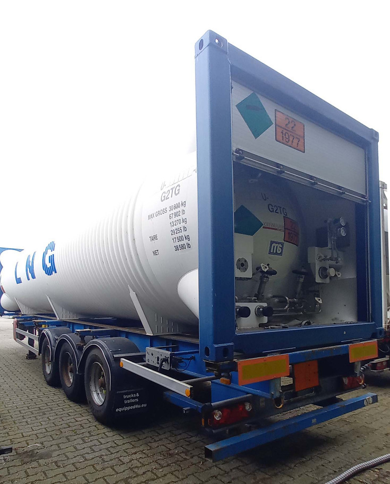 Ziemann LNG Methan Gas Cryogenic tank container 40ft tank - Полуприцеп-цистерна: фото 4 Ziemann LNG Methan Gas Cryogenic tank container 40ft tank - Полуприцеп-цистерна: фото 4