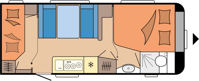 Новый Прицеп дача Hobby EXCELLENT EDITION 560 KMFe: фото 1