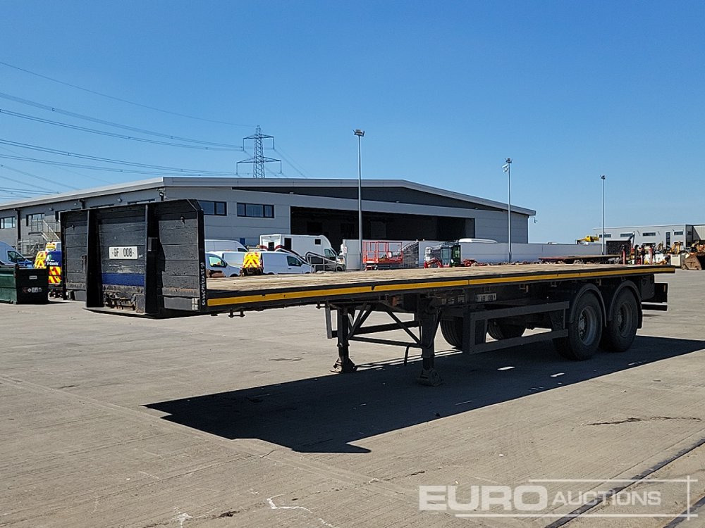1999 Don-Bur Twin Axle Flatbed Trailer - Полуприцеп бортовой/ Платформа: фото 1 1999 Don-Bur Twin Axle Flatbed Trailer - Полуприцеп бортовой/ Платформа: фото 1