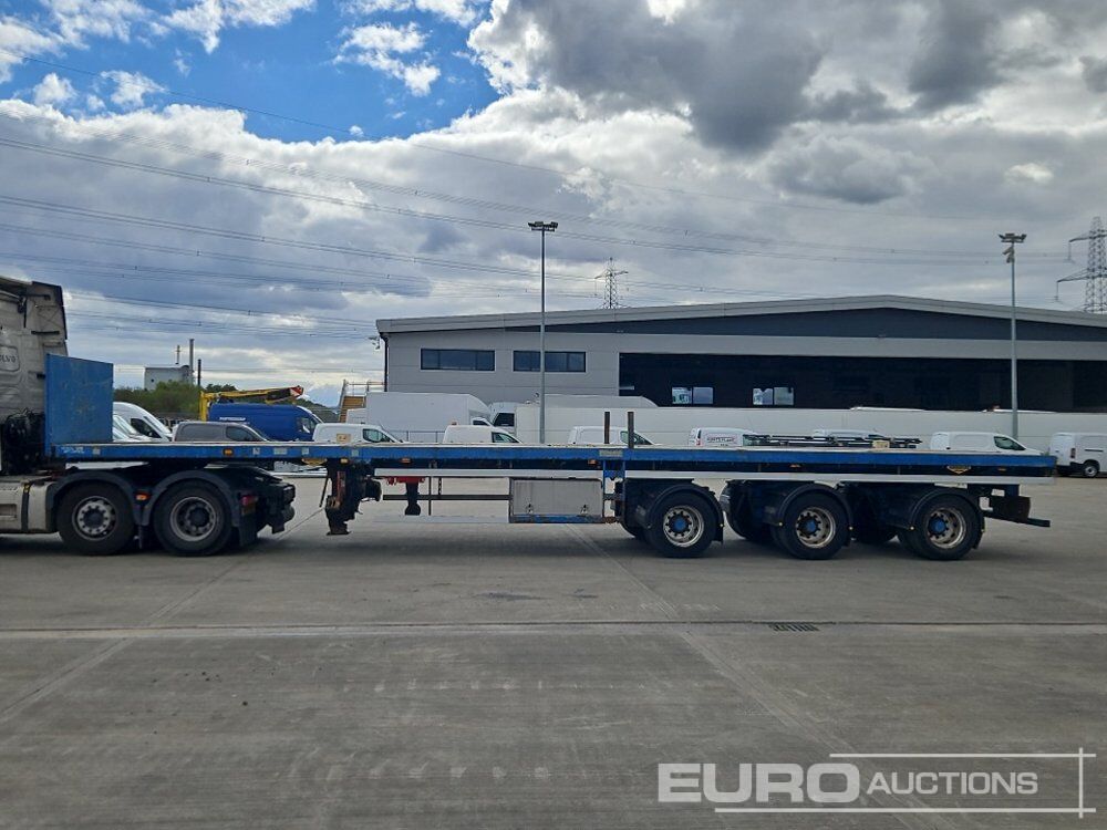 2004 BrosHAUS Tri Axle Extendable Ballast Trailer, Rear Steer - Прицеп бортовой/ Платформа: фото 2 2004 BrosHAUS Tri Axle Extendable Ballast Trailer, Rear Steer - Прицеп бортовой/ Платформа: фото 2