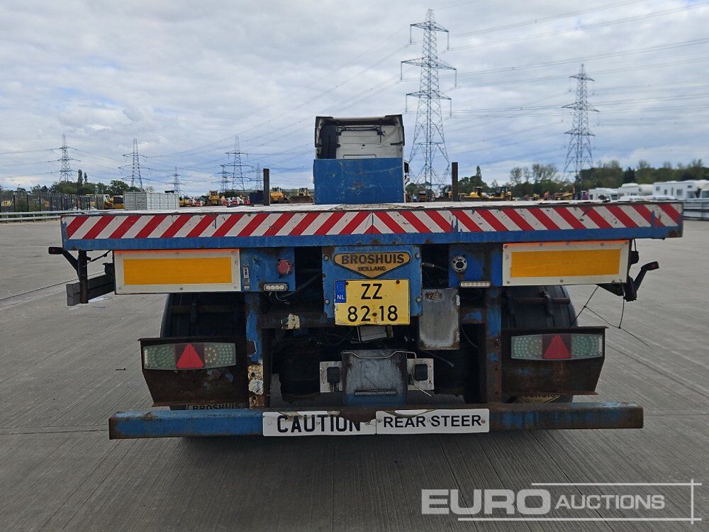 2004 BrosHAUS Tri Axle Extendable Ballast Trailer, Rear Steer - Прицеп бортовой/ Платформа: фото 4 2004 BrosHAUS Tri Axle Extendable Ballast Trailer, Rear Steer - Прицеп бортовой/ Платформа: фото 4