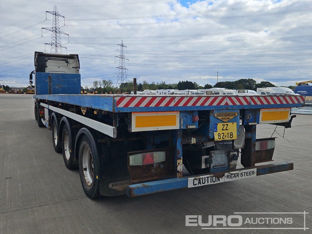 2004 BrosHAUS Tri Axle Extendable Ballast Trailer, Rear Steer - Прицеп бортовой/ Платформа: фото 3 2004 BrosHAUS Tri Axle Extendable Ballast Trailer, Rear Steer - Прицеп бортовой/ Платформа: фото 3