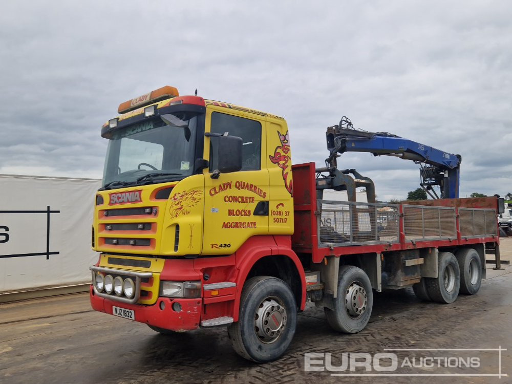 2006 Scania R420 - Грузовик бортовой/ Платформа: фото 1 2006 Scania R420 - Грузовик бортовой/ Платформа: фото 1