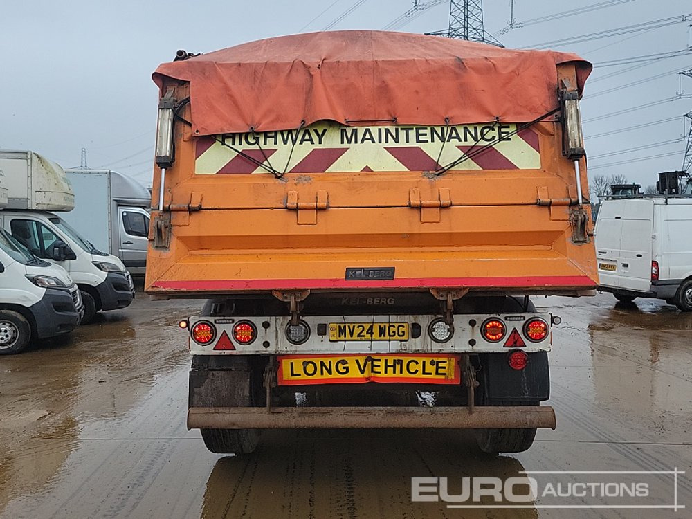 2008 Kel-berg Tri Axl Bulk Tipping Trailer, Rear Lift, Easy Sheet, Tail Gate - Самосвальный полуприцеп: фото 4 2008 Kel-berg Tri Axl Bulk Tipping Trailer, Rear Lift, Easy Sheet, Tail Gate - Самосвальный полуприцеп: фото 4