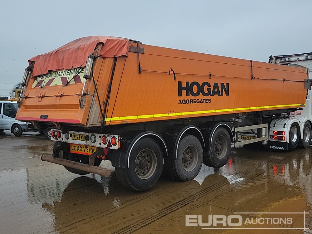 2008 Kel-berg Tri Axl Bulk Tipping Trailer, Rear Lift, Easy Sheet, Tail Gate - Самосвальный полуприцеп: фото 5 2008 Kel-berg Tri Axl Bulk Tipping Trailer, Rear Lift, Easy Sheet, Tail Gate - Самосвальный полуприцеп: фото 5