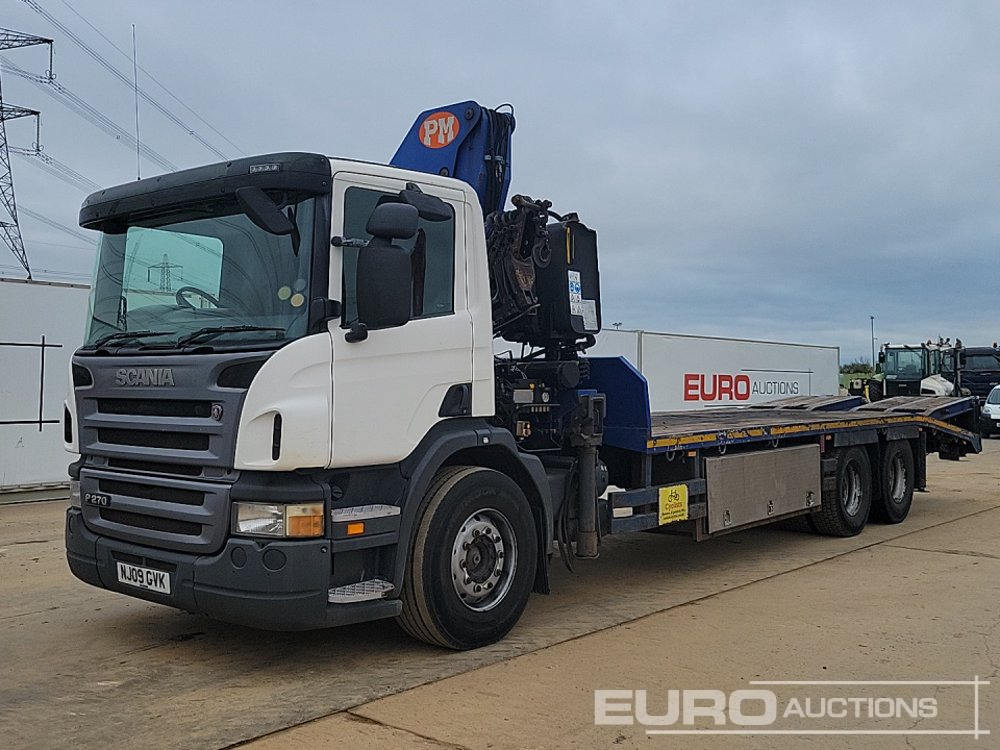 2009 Scania P270 - Грузовик бортовой/ Платформа: фото 1 2009 Scania P270 - Грузовик бортовой/ Платформа: фото 1