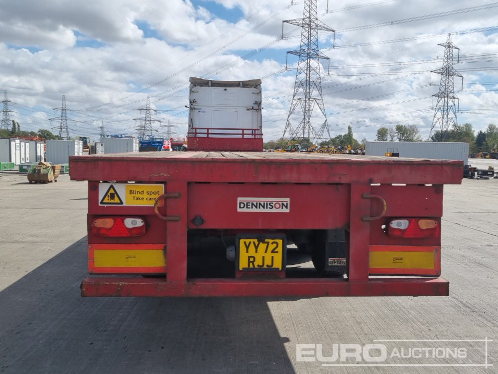 2011 Dennison Tri Axle Flatbed Trailer - Полуприцеп бортовой/ Платформа: фото 4 2011 Dennison Tri Axle Flatbed Trailer - Полуприцеп бортовой/ Платформа: фото 4