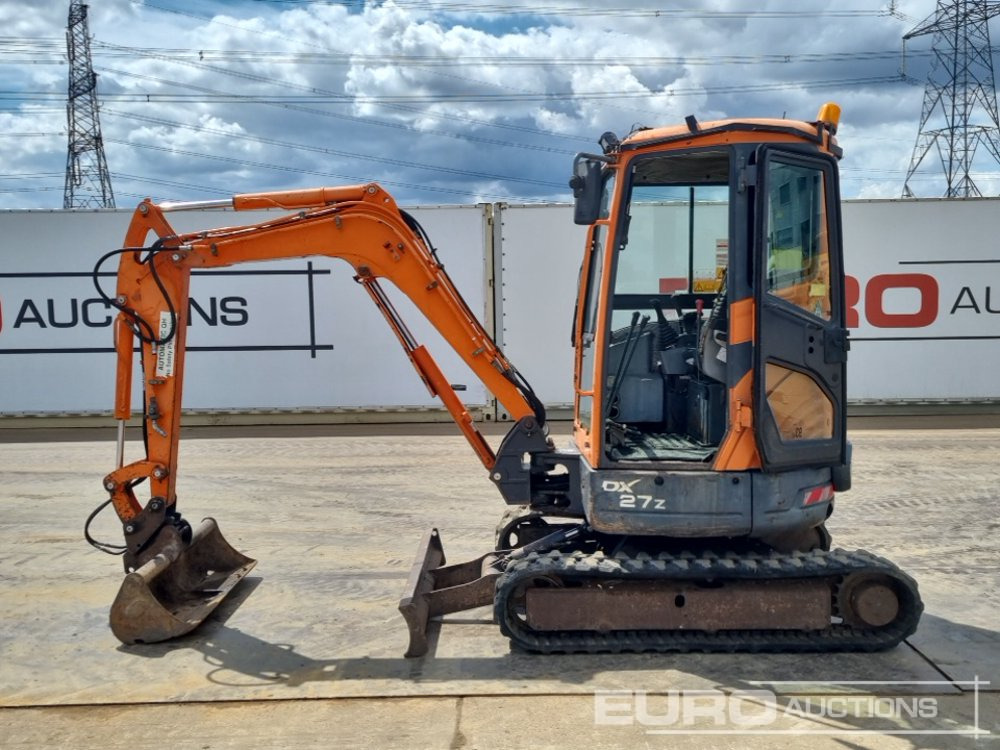 2011 Doosan DX27Z - Мини-экскаватор: фото 2 2011 Doosan DX27Z - Мини-экскаватор: фото 2