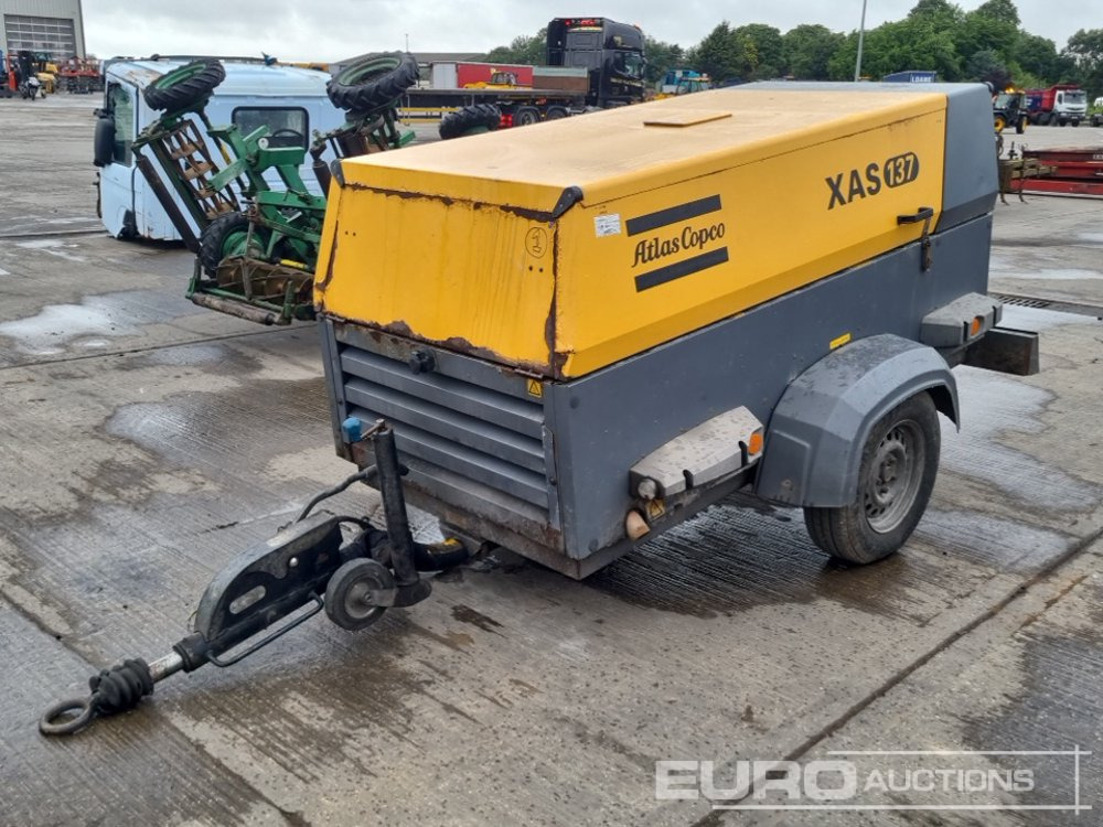 2012 Atlas Copco XAS 137 - Воздушный компрессор: фото 1 2012 Atlas Copco XAS 137 - Воздушный компрессор: фото 1