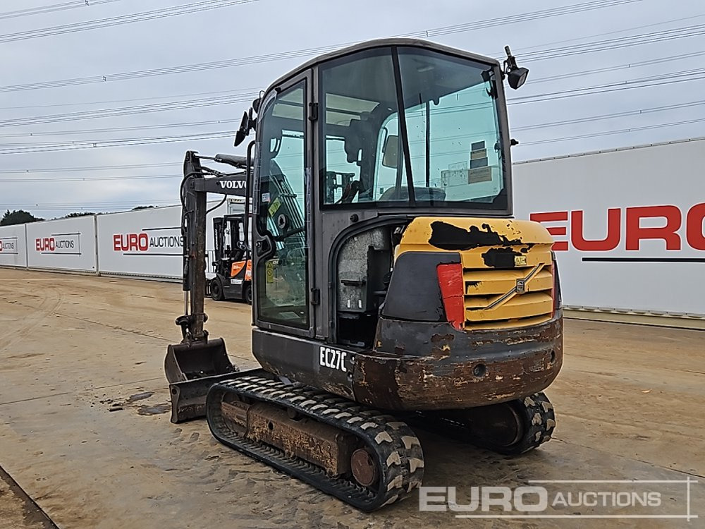 2012 Volvo EC27C - Мини-экскаватор: фото 3 2012 Volvo EC27C - Мини-экскаватор: фото 3