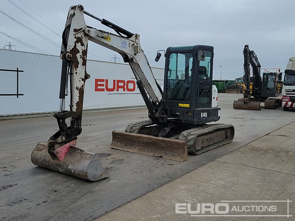 2013 Bobcat E45 - Мини-экскаватор: фото 1 2013 Bobcat E45 - Мини-экскаватор: фото 1