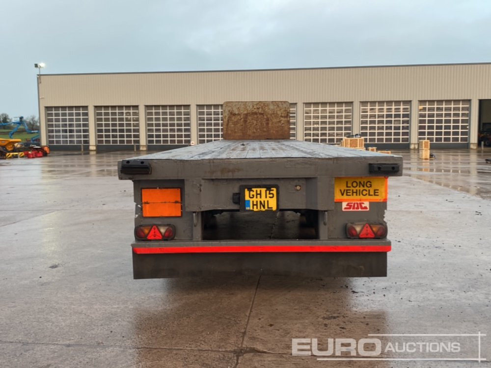 2013 SDC 45' Tri Axle Flat Trailer, Goal Post Sockets, Twist Locks, BPW Axles - Полуприцеп бортовой/ Платформа: фото 4 2013 SDC 45' Tri Axle Flat Trailer, Goal Post Sockets, Twist Locks, BPW Axles - Полуприцеп бортовой/ Платформа: фото 4