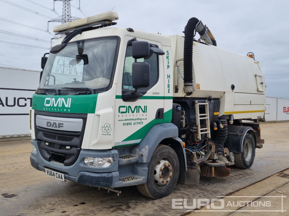 2014 DAF LF220 - Подметально-уборочная машина: фото 1 2014 DAF LF220 - Подметально-уборочная машина: фото 1