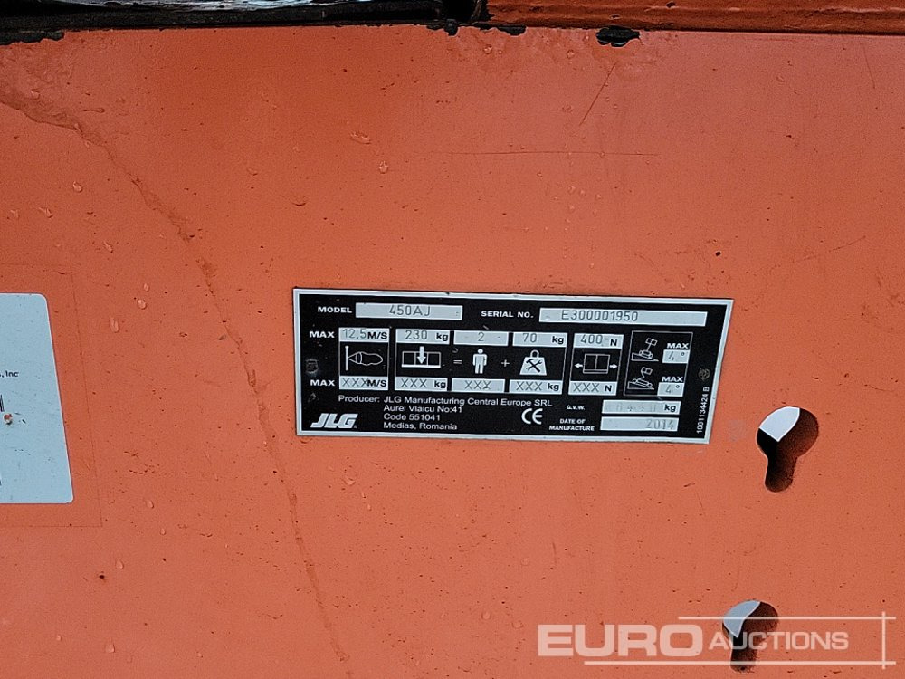 Подъёмник 2014 JLG 450AJ: фото 38