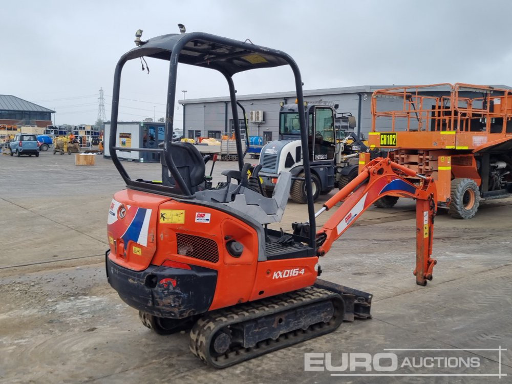 2015 Kubota KX016-4 - Мини-экскаватор: фото 5 2015 Kubota KX016-4 - Мини-экскаватор: фото 5