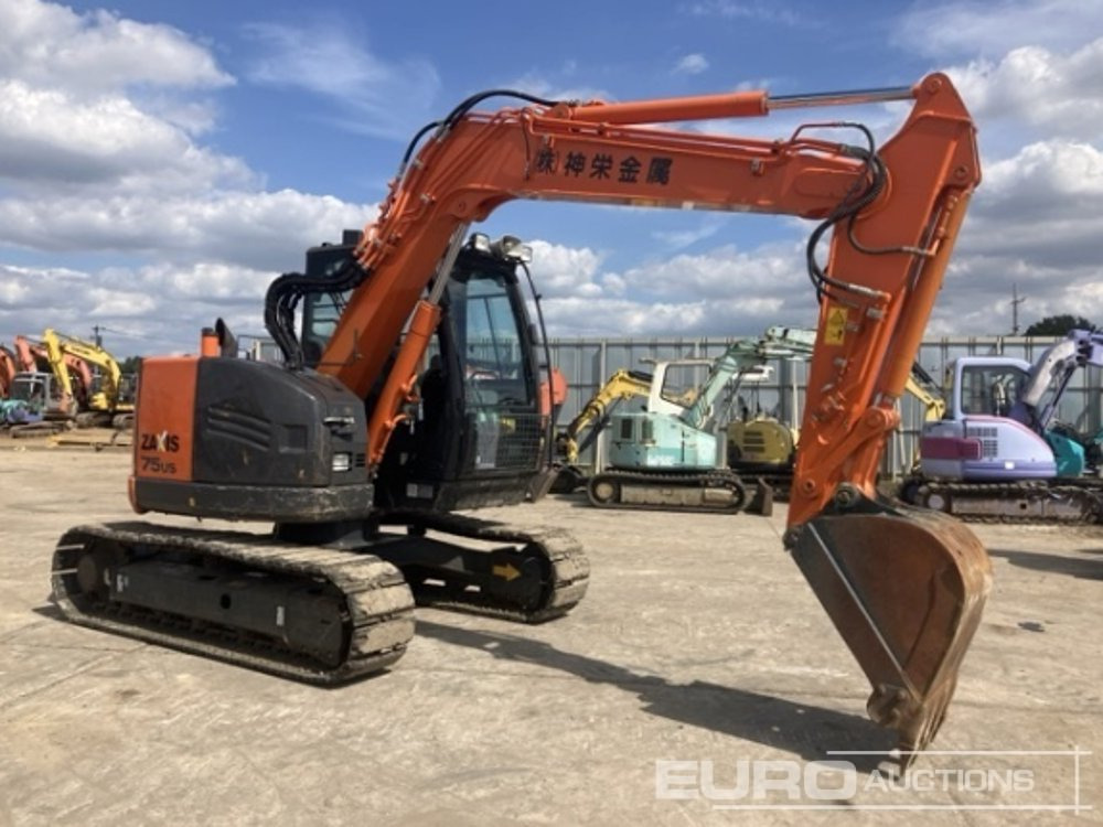 2016 Hitachi ZX75US-5 - Мини-экскаватор: фото 4 2016 Hitachi ZX75US-5 - Мини-экскаватор: фото 4