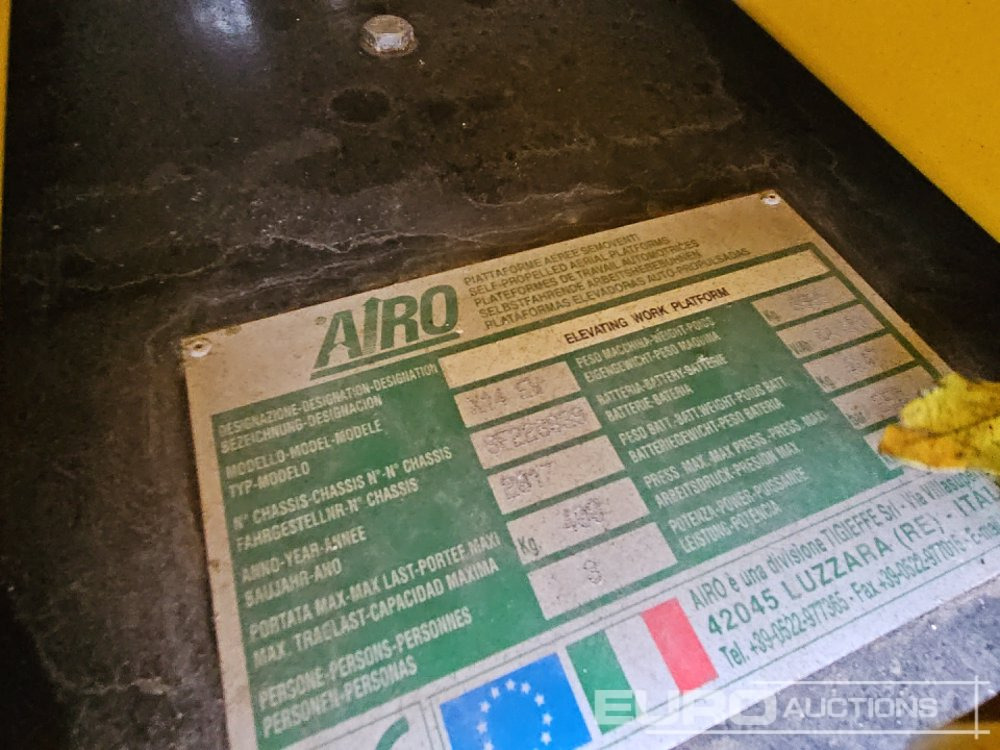 Подъёмник 2017 Airo X14EW: фото 25 Подъёмник 2017 Airo X14EW: фото 25