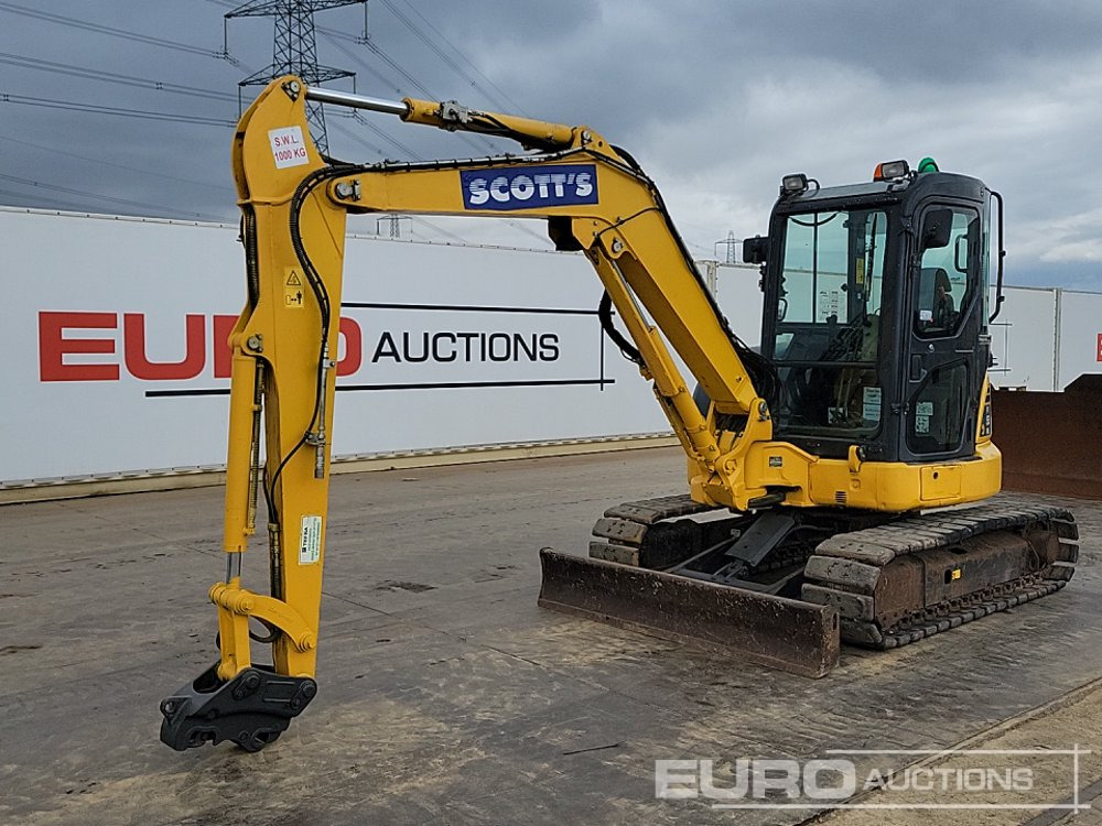 2017 Komatsu PC55MR-3 - Мини-экскаватор: фото 1 2017 Komatsu PC55MR-3 - Мини-экскаватор: фото 1