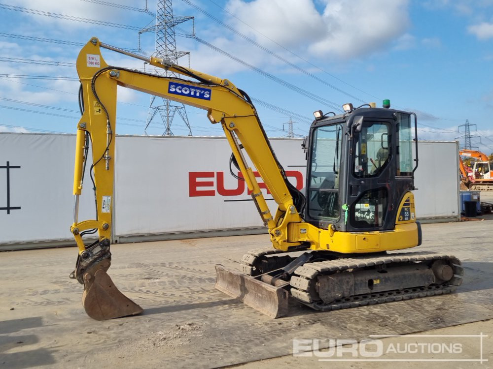 2017 Komatsu PC55MR-3 - Мини-экскаватор: фото 1 2017 Komatsu PC55MR-3 - Мини-экскаватор: фото 1