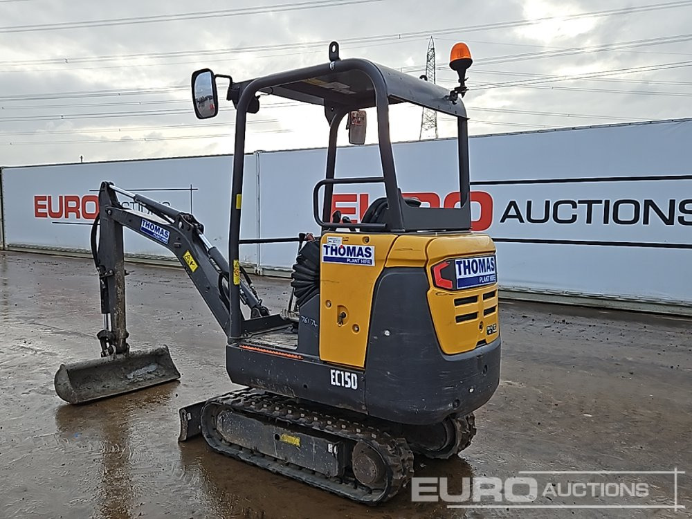 2017 Volvo EC15D - Мини-экскаватор: фото 3 2017 Volvo EC15D - Мини-экскаватор: фото 3