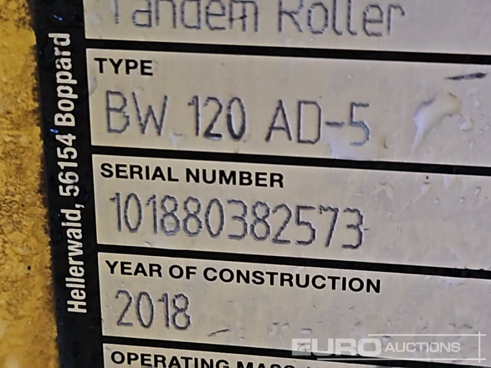 Каток 2018 Bomag BW120AD-5: фото 37