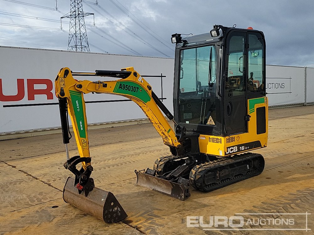 2018 JCB 16C-1 - Мини-экскаватор: фото 1 2018 JCB 16C-1 - Мини-экскаватор: фото 1