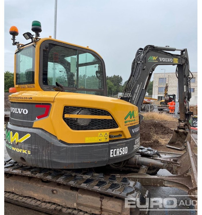 2019 Volvo ECR58D - Мини-экскаватор: фото 3 2019 Volvo ECR58D - Мини-экскаватор: фото 3