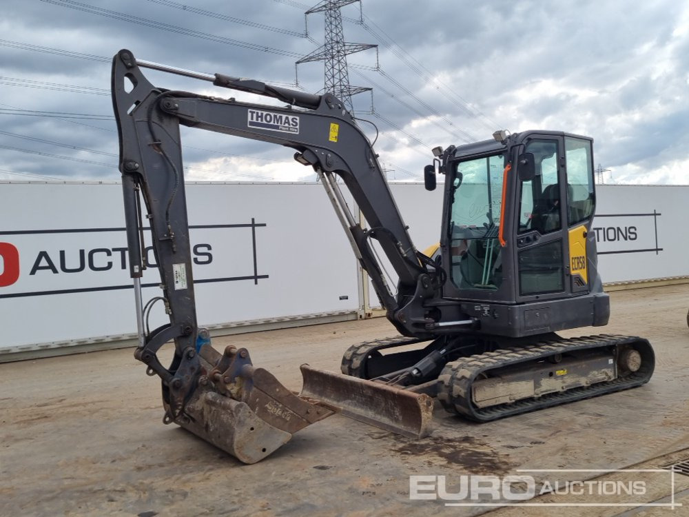 2021 Volvo ECR58F - Мини-экскаватор: фото 1 2021 Volvo ECR58F - Мини-экскаватор: фото 1